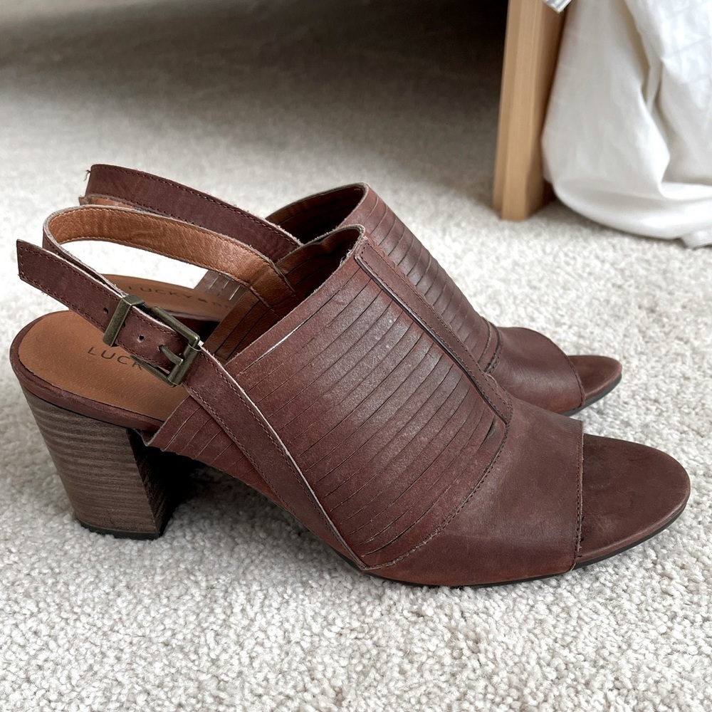 Lucky Brand Leather Booties